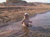 on the beach